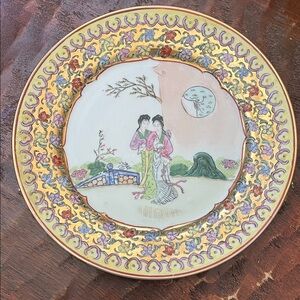 Elegant Multicolor Decorative Plate